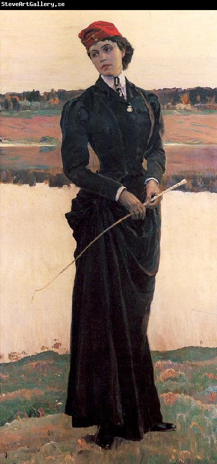 Nesterov, Mikhail Portrait of Olga Nesterova, The Artist's Daughter